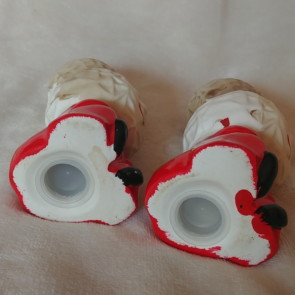 Vintage anthropomorphic peanut salt pepper shakers - Picture 6 of 8